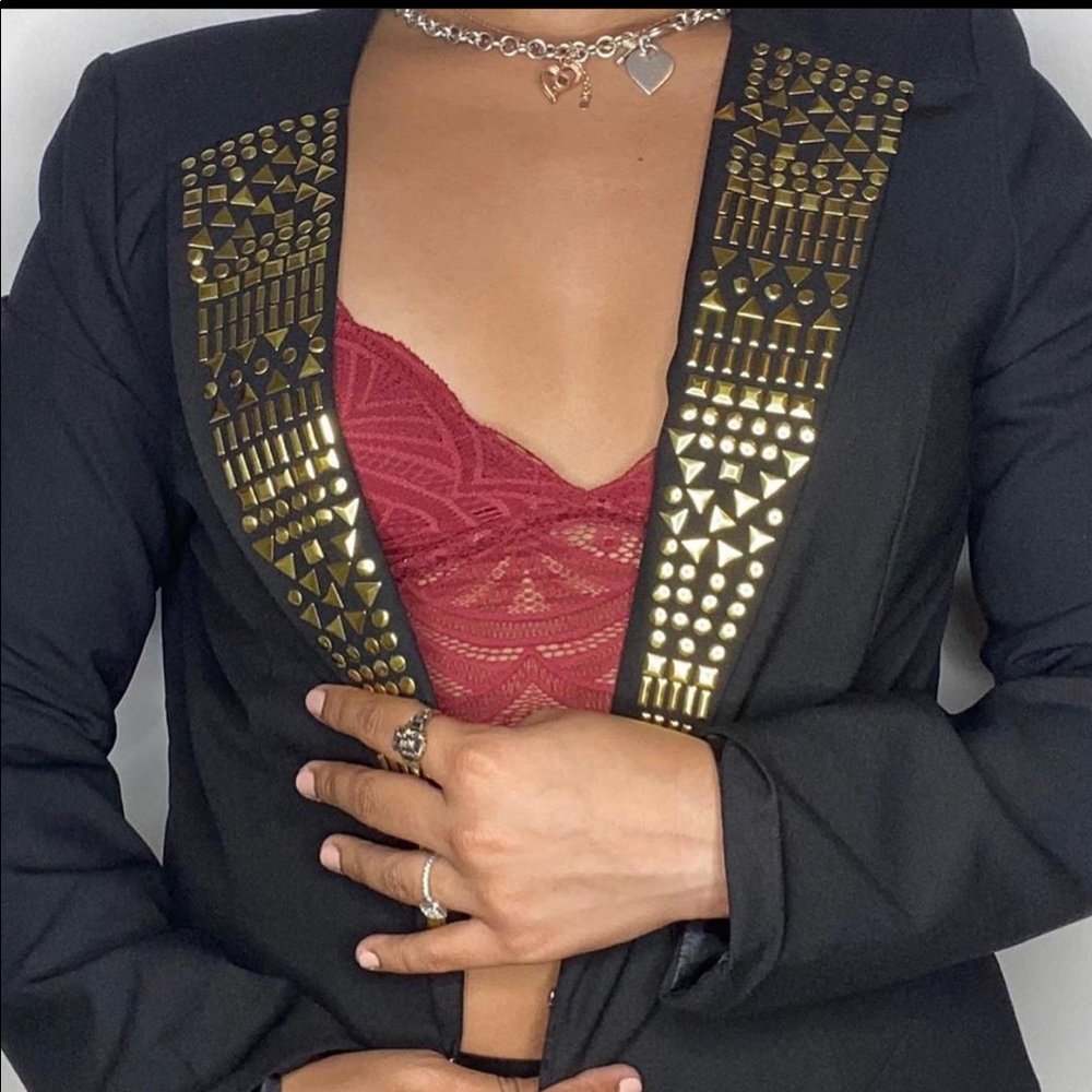 ~Do & Be Black/Gold Blazer~